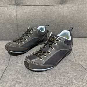 Ahnu Shoe Women‎ 6 Blue Suede Leather Hiking Gorpcore Waterproof Sneaker